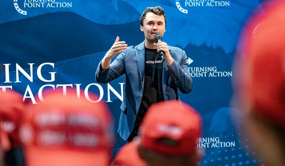 Republican convention attendees remember Charlie Kirk on anniversary of slaying