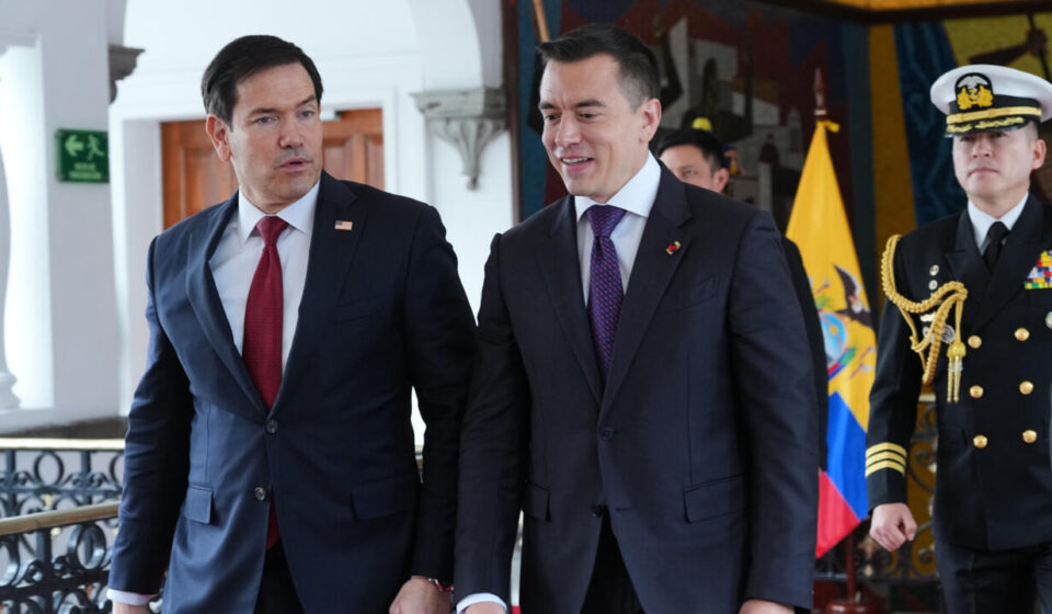 Rubio to seek $45 million in additional security funding for Ecuador