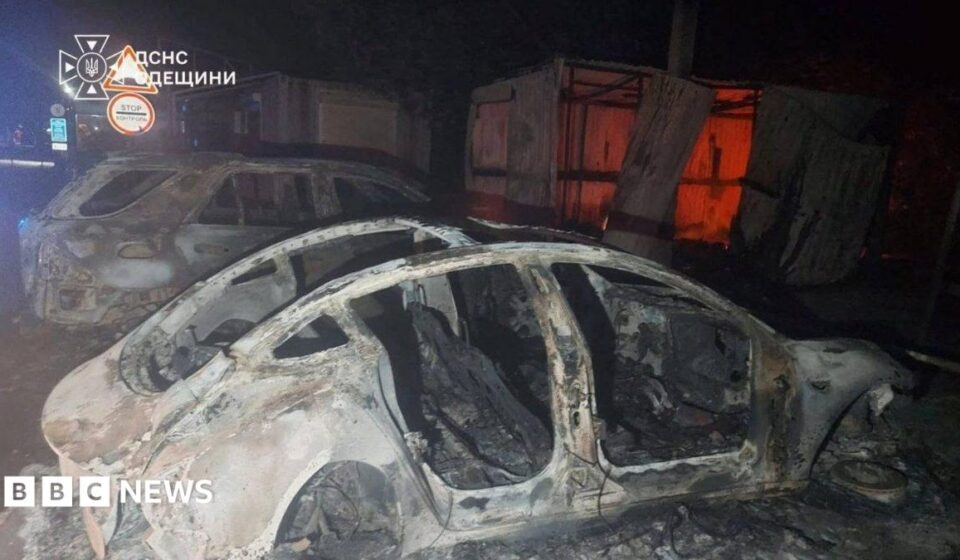 Russia and Ukraine exchange strikes as two killed at Moldova border