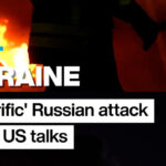 Russia pounds Kyiv, ending three-day halt for US talks