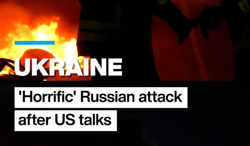 Russia pounds Kyiv, ending three-day halt for US talks