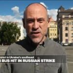 Russian drone strike on a passenger bus in Ukraine kills 5 people and wounds at least 7 others