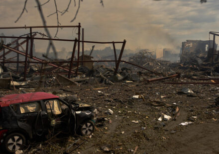 Russian missile and drone attack on Kyiv kills at least four