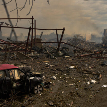 Russian missile and drone attack on Kyiv kills at least four