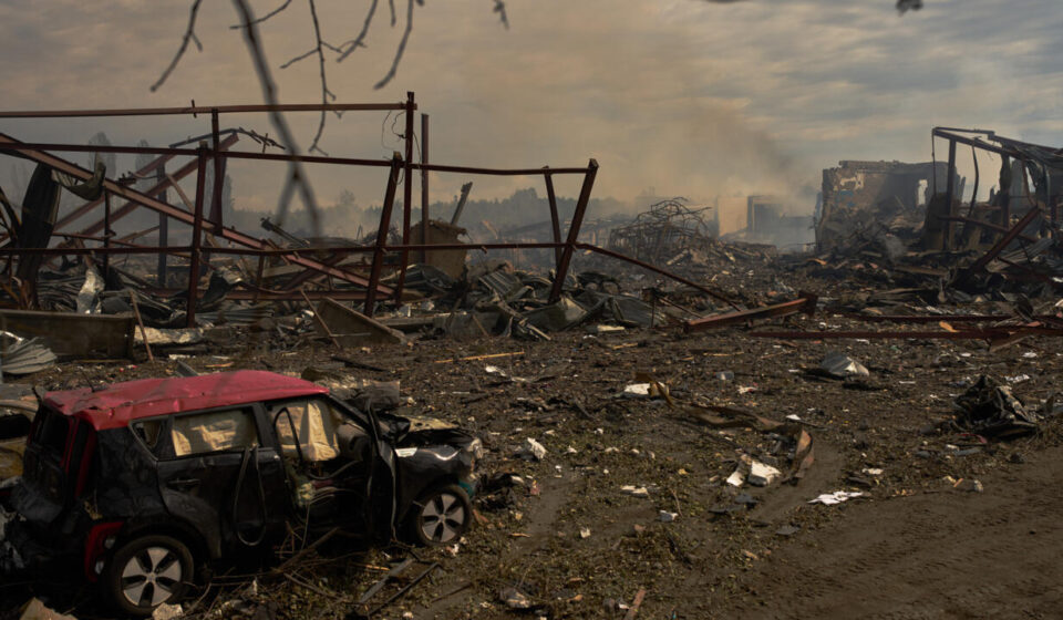 Russian missile and drone attack on Kyiv kills at least four