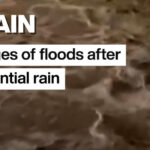 Spain: Images of floods after torrential rain