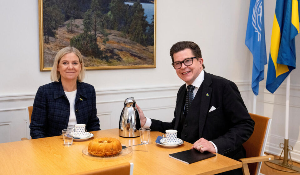Sweden's centre-left leader Andersson tasked with forming government after election
