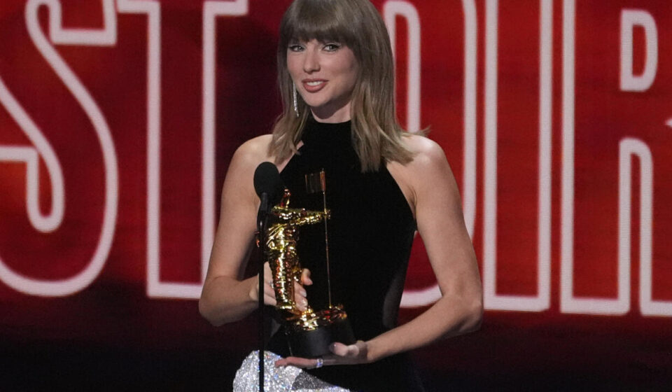 Taylor Swift becomes most-awarded artist in MTV VMA history with 31 wins