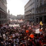 Thousands march in Madrid to protest eviction of 87-year-old woman