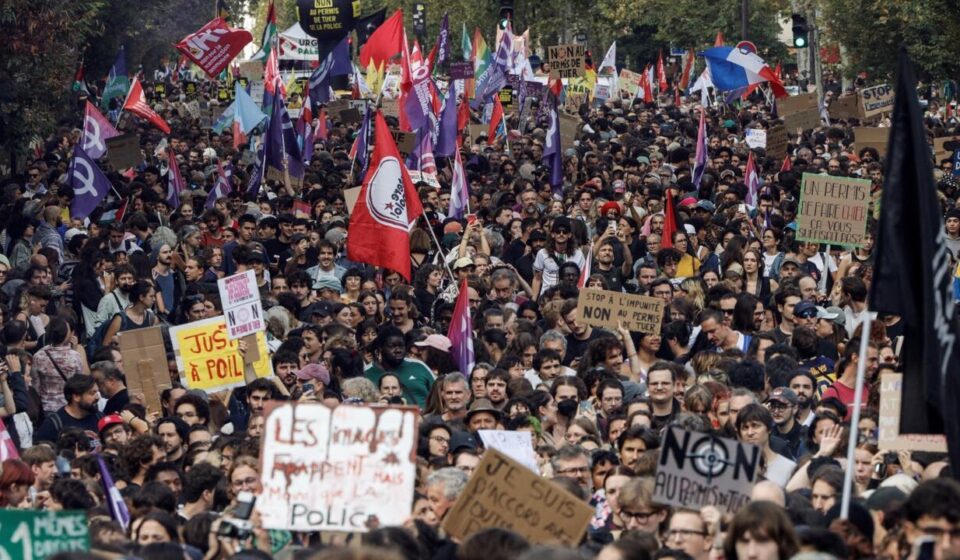 Thousands protest in France against bill expanding protections for police use of force