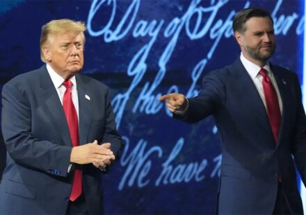 Trump and Vance close RNC midterm convention in Dallas with voter rally