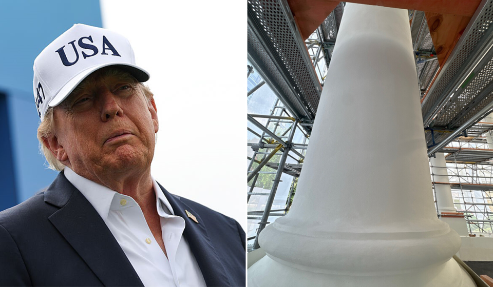Trump says White House was a 'dump,' in 'bad condition' before his renovations