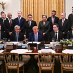 Trump touts AI self regulation, data center benefits in tech luncheon