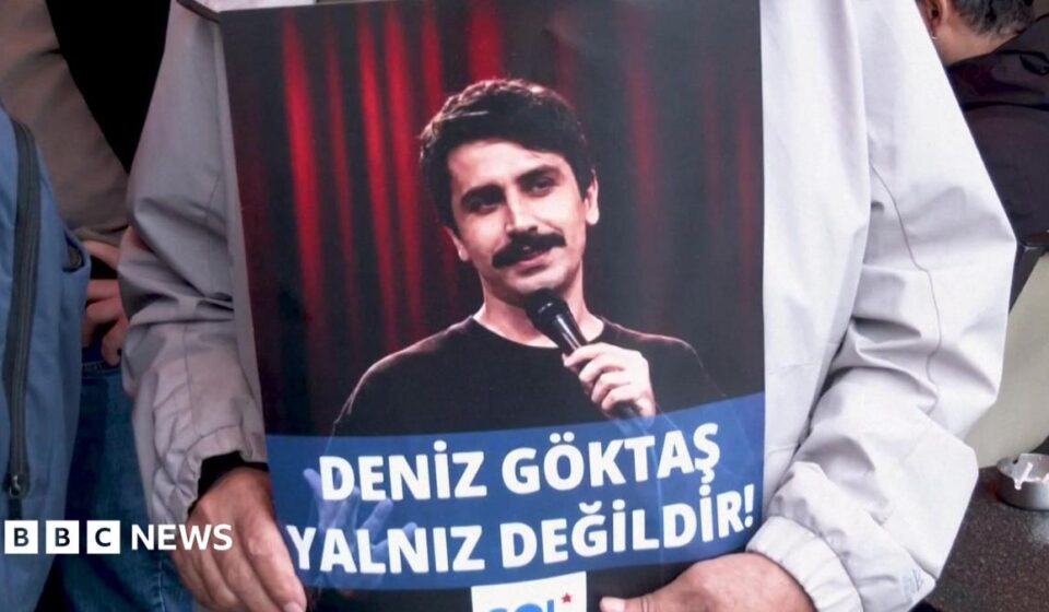 Turkey stand-up comic set for release after being convicted of insulting Erdoğan