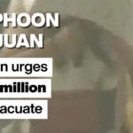 Typhoon Dujuan: Japan urges two million to evacuate