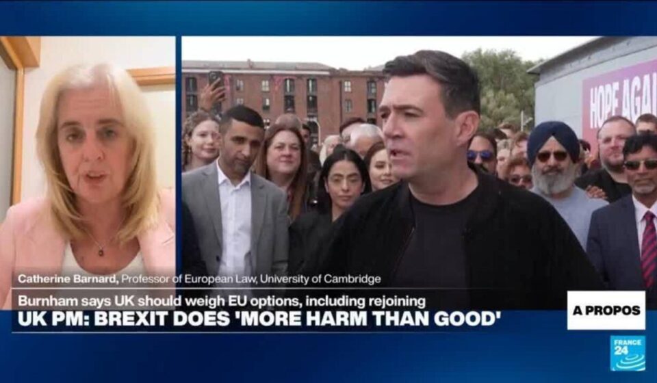 UK PM Burnham reopens divisive debate on rejoining EU - A propos