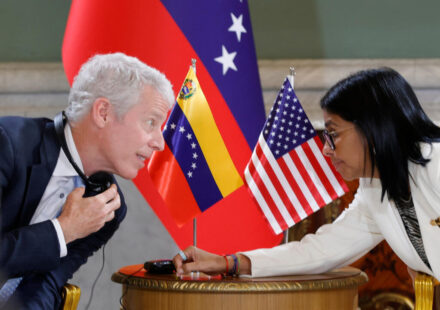 US oversees signing of ‘billions’ in deals between Venezuela and Chevron, ENI, GE