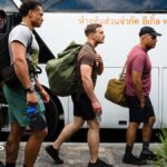 USS Abraham Lincoln: US sailors arrive in Thailand's Pattaya after record 250 days at sea