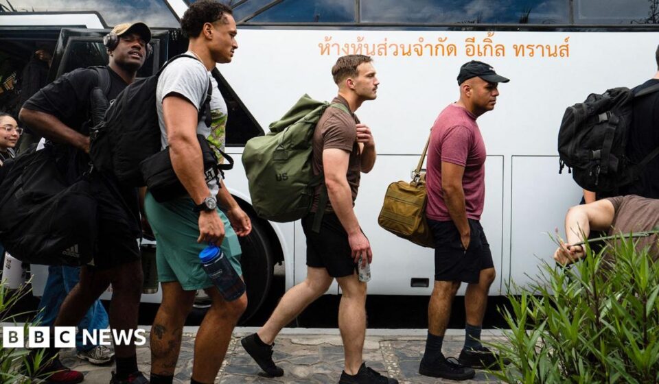 USS Abraham Lincoln: US sailors arrive in Thailand's Pattaya after record 250 days at sea
