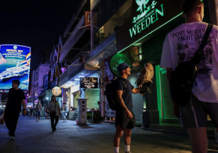 USS Lincoln crew hits the streets of Thailand's Pattaya after nine-month deployment