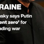 Ukraine: Zelensky says Putin 'patient zero' for spreading war