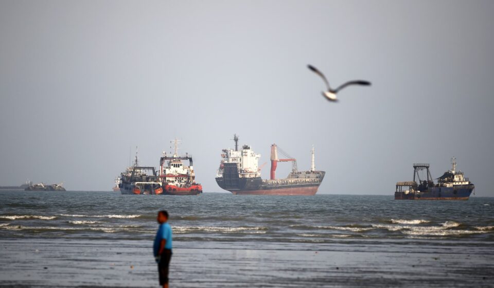 Vessel struck in Strait of Hormuz, UKMTO says, as talks appear elusive