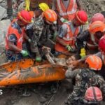 Watch: Moment workers are rescued from Nepal tunnel