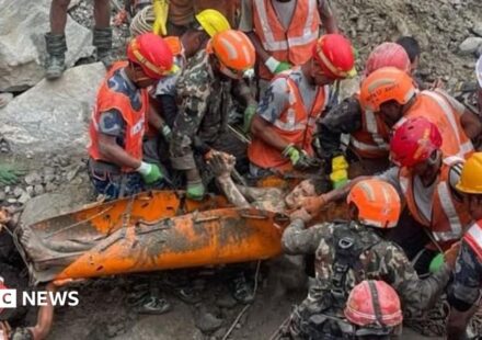 Watch: Moment workers are rescued from Nepal tunnel