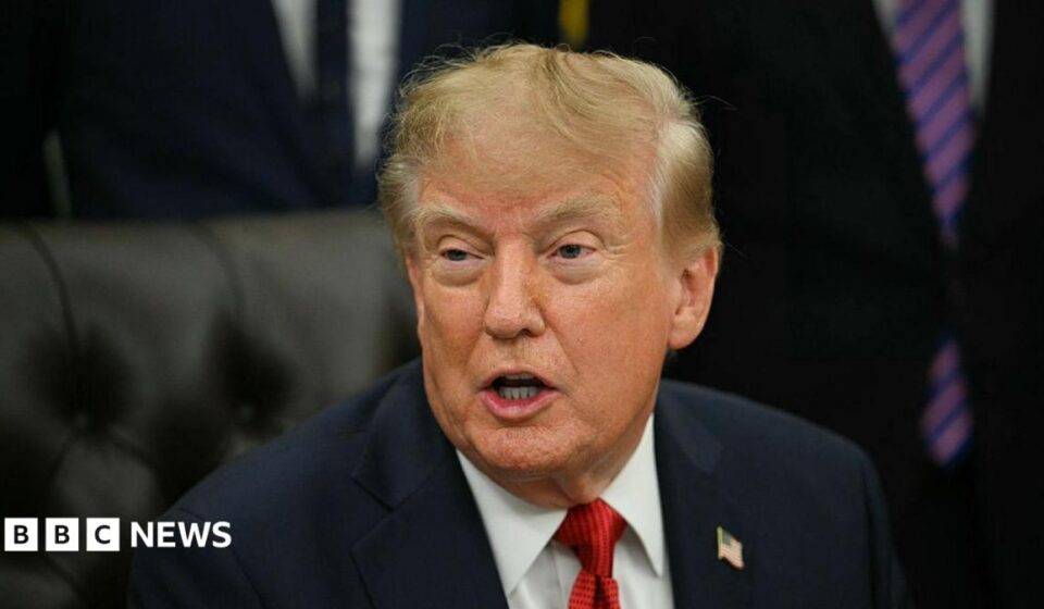 Watch: Trump says ban on some news outlets from White House is 'because they're fake news'