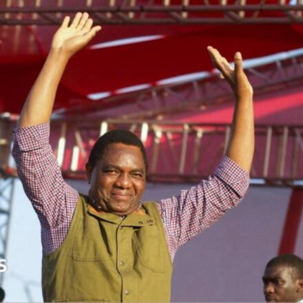 Zambia's president to be sworn in for second term while opponent detained