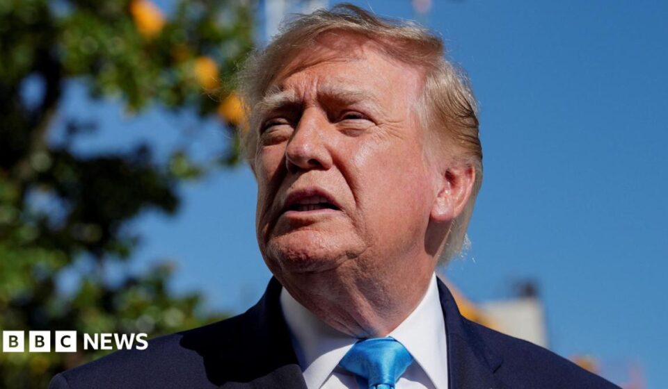 Donald Trump says a 'threat' led US to move bombers from RAF Fairford