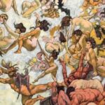 Douglas Pérez mezcla pintura clásica, humor y cultura popular en ‘Guerra fría’
