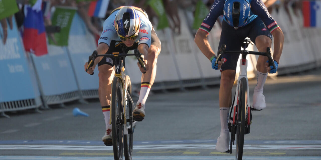 Evenepoel snatches photo-finish win to clinch European road cycling crown