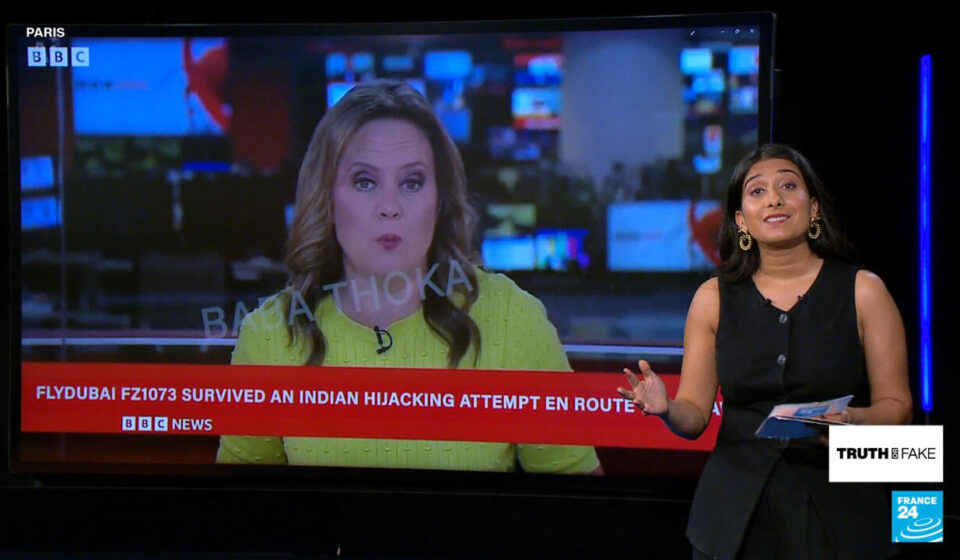 Fake BBC report falsely implicates Indian passenger and pilot in Flydubai hijacking attempt - Truth or Fake