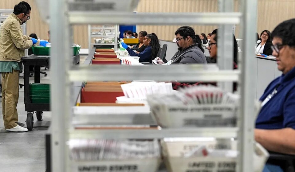 Federal judge blocks Justice Department bid on California mail ballots