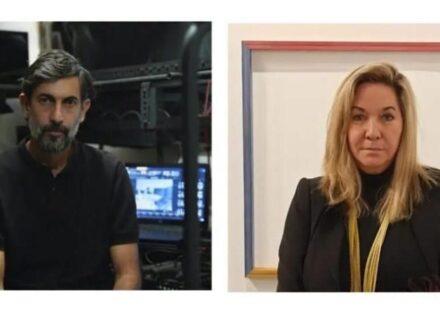 Fidel García y Cristina Vives en Galleria Continua