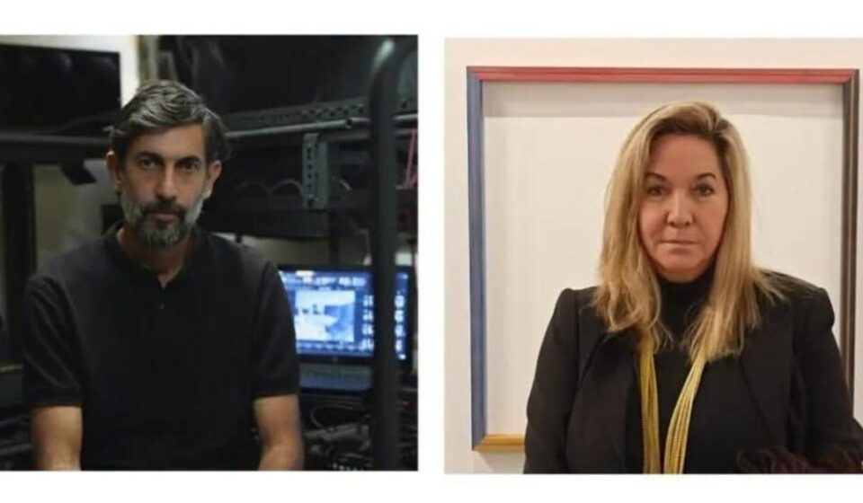 Fidel García y Cristina Vives en Galleria Continua