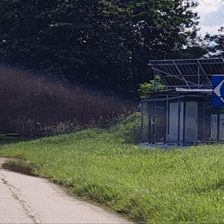 Foto del día: Se roban un panel solar de Etecsa en Sancti Spíritus