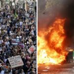 France: Riot police clash with school protesters and use tear gas