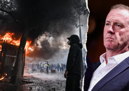 France chaos sparks GOP senator's warning over 'anti-Western civilization' Dems
