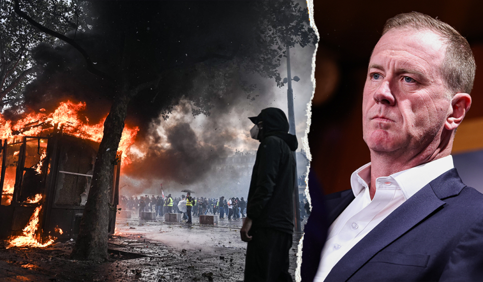 France chaos sparks GOP senator's warning over 'anti-Western civilization' Dems