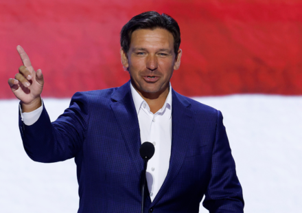 Governor Ron DeSantis touts accomplishments, urges voters to back Dan Green