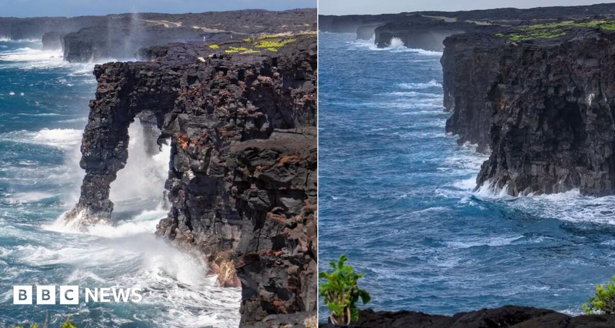 Hawaii's iconic 500-year-old Hōlei Sea Arch has collapsed into the sea