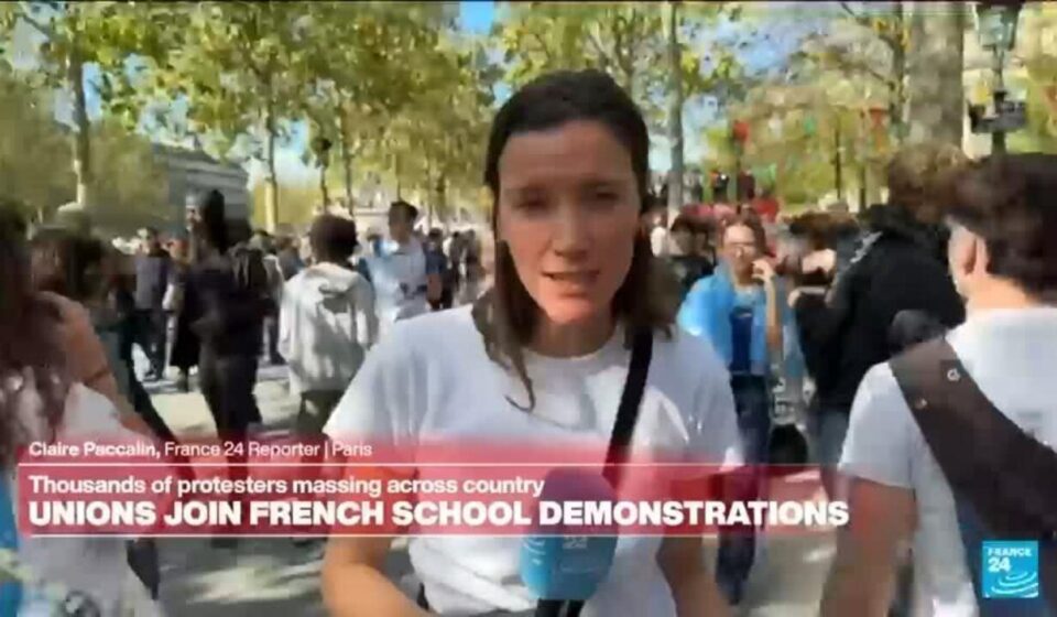 'Heavy police presence' as students set to march in Paris