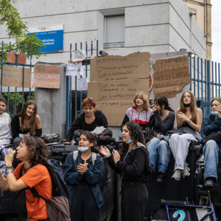 Hundreds of French schools remain closed as student protests turn violent