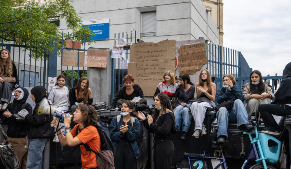 Hundreds of French schools remain closed as student protests turn violent