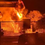 Incendio: Incendio de un tanque de combustible de Azcuba en Manzanillo
