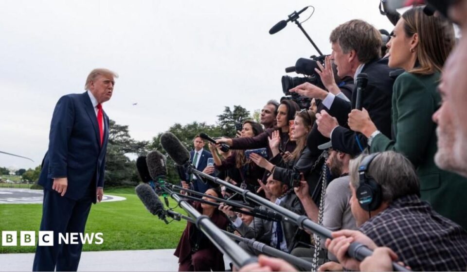 Justice Department investigating television networks over Trump pool coverage