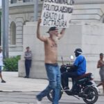 La Habana: A Villa Marista, el hombre de la pancarta en el Capitolio