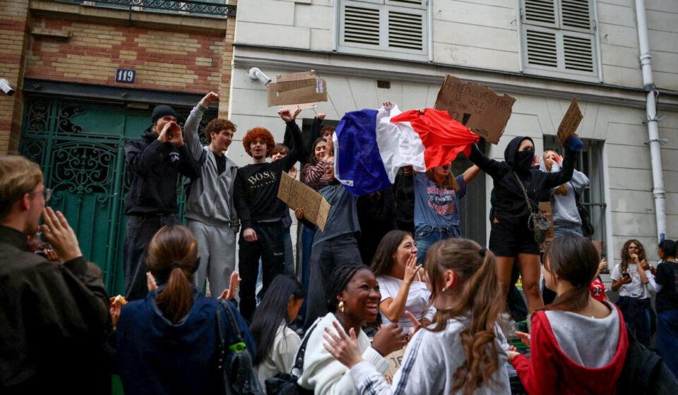 Live: French high school, university students call for fresh protests as funding demands grow